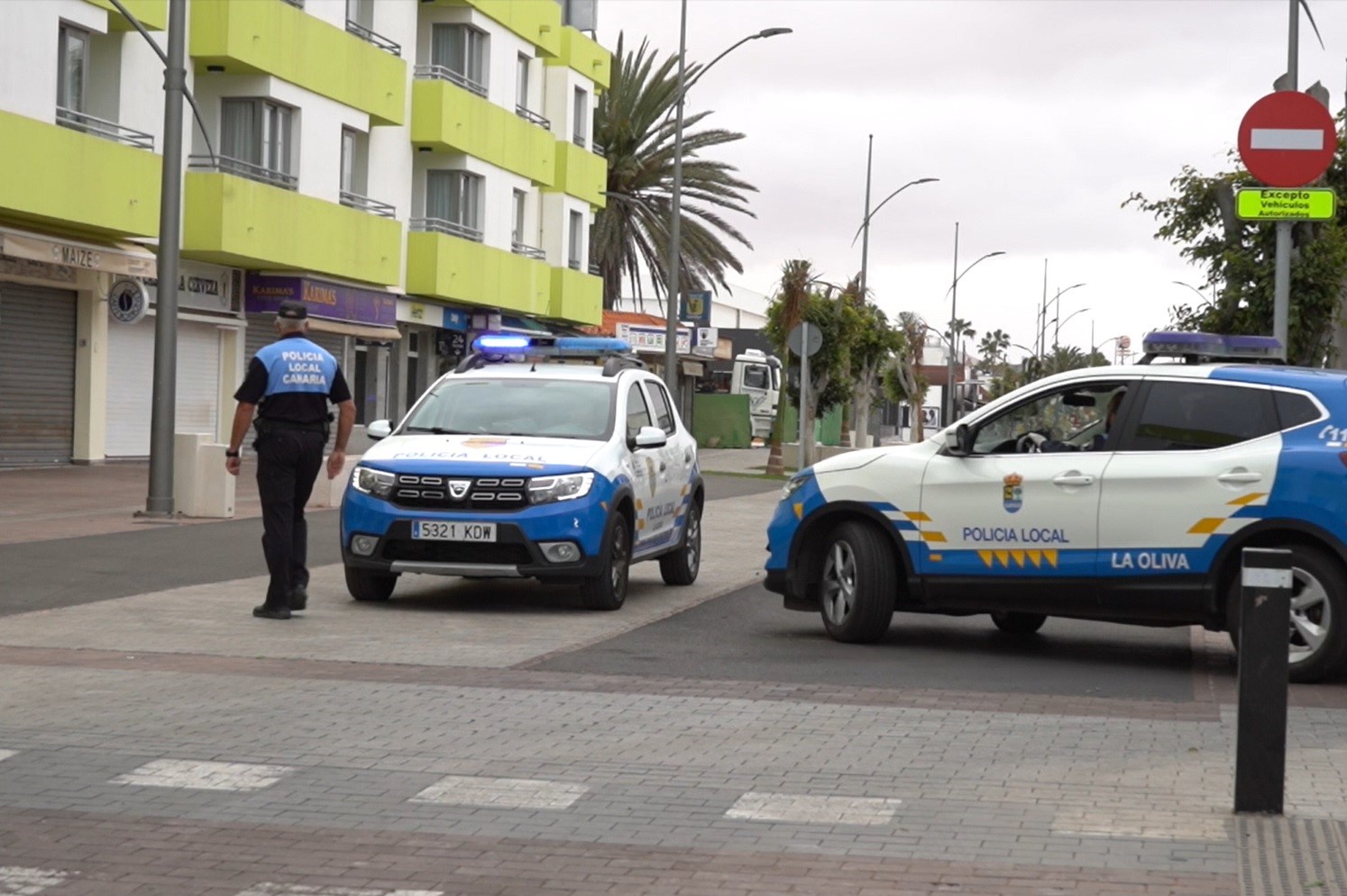 Policia local de La Oliva. Estado de Alerta