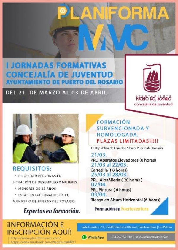 I JORNADAS FORMATIVAS CONCEJALÍA DE JUVENTUD