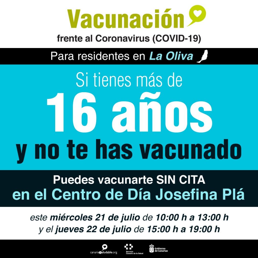 Vacunación sin cita La Oliva